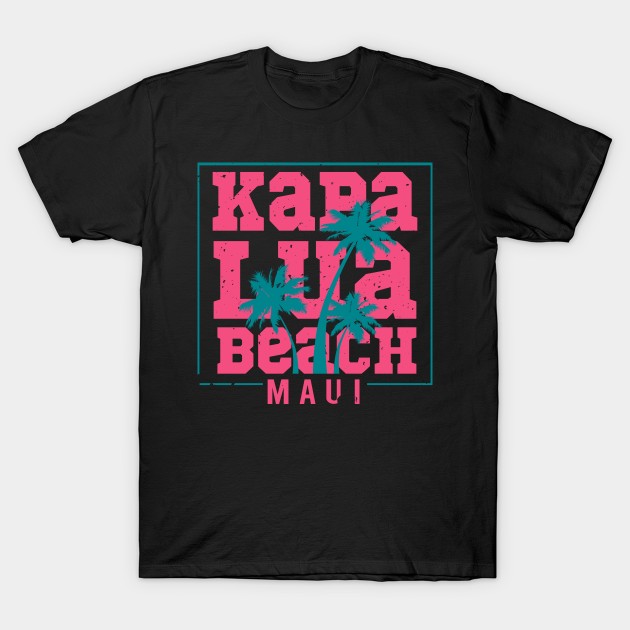 Kapalua Beach - Coastal Beauty Art T-Shirt by Hashed Art